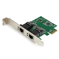 [ST1000SPEXD4] StarTech.com Adaptador Tarjeta de Red NIC PCI Express PCI-E de 2 Puertos Ethernet Gigabit - 2x RJ45 Hembra - Adaptador de red - PCIe perfil bajo - Gigabit Ethernet x 2 - para P/N: ET91000SM10, ET91000SM20