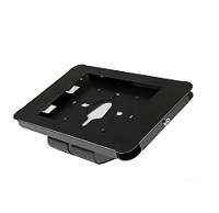 [SECTBLTPOS] StarTech.com Soporte Seguro para Tablet  de Sobremesa o de Pared - con Seguro para Tablet de 9,7" - Fabricado en Acero - para POS - Base (abrazadera de montaje, almohadillas, placa frontal, placa trasera) - para PC Tablet - bloqueable - acero - negro - tamaño de pantalla: 9.7" - interfaz de montaje: 100 x 100 mm - se puede instalar en la pared, escritorio