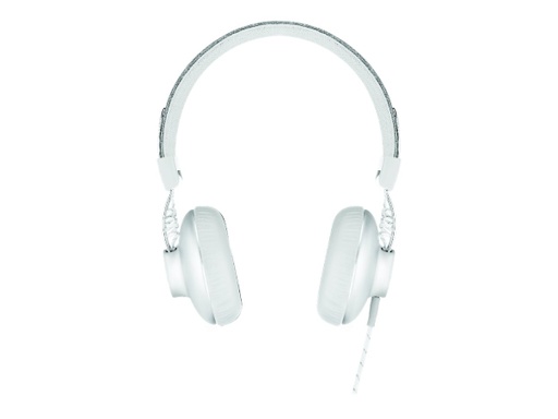 [EM-JH121-SV] House of Marley Positive Vibration - 2.0 - auriculares con diadema con micro - en oreja - cableado - conector de 3,5 mm - plata