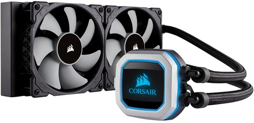 [CW-9060031-WW] CORSAIR Hydro Series H150i PRO Liquid CPU Cooler - Sistema de refrigeración líquida del procesador - (para: LGA1156, AM2, LGA1366, AM3, LGA1155, LGA2011, FM1, FM2, LGA1150, LGA2011-3, LGA1151, AM4, LGA2066) - aluminio con base de cobre - 120 mm