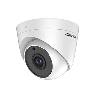 [DS-2CE56H0T-ITPF (2.8mm)] Hikvision 5 MP Turret Camera DS-2CE56H0T-ITPF - Cámara de videovigilancia - cúpula - en interior - color (Día y noche) - 5 MP - 1080p - montaje M12 - focal fijado - compuesto, AHD, CVI, TVI - DC 12 V