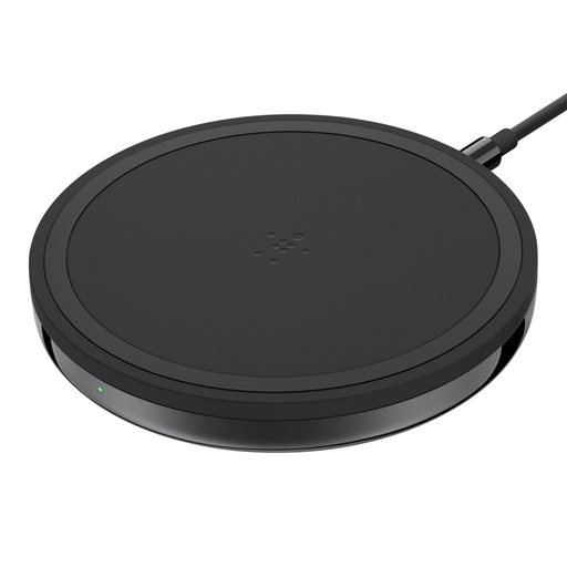 [F7U054DQBLK-APL] Belkin BOOST UP - Edición especial - alfombrilla de carga inalámbrica + adaptador de corriente CA - 7.5 vatios - negro, plata - para Apple iPhone 8, 8 Plus, X