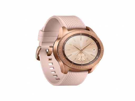 [SM-R810NZDATPA] Samsung - Smart watch - SM-R810NZDATPA - Rose gold - Bluetooth - RAM (GB)0.75 - Memoria Disponilble(GB)*1.5 GB - Batería Capacidad 270mAh - Tiempo de uso en horas (45) - Audio y vídeo 