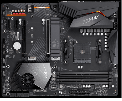 [X570AORUSELITE] AORUS RGB - X570 AORUS ELITE - Motherboard - ATX - Socket AM4 - AMD X570 - para Ryzen - AMD Radeon Vega - Sound card