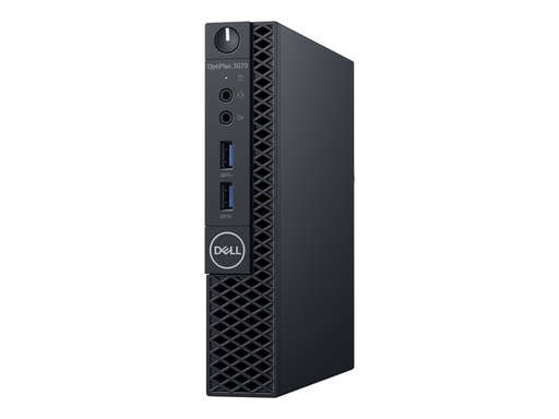 [21VCR] Dell OptiPlex 3070 - MLK - micro - Core i5 9500T / 2.2 GHz - RAM 8 GB - SSD 256 GB - NVMe, Class 35 - UHD Graphics 630 - GigE - Win 10 Pro 64 bits - monitor: ninguno - BTS - con 1 Year Hardware Service with Onsite/In-Home Service After Remote Diagnosis