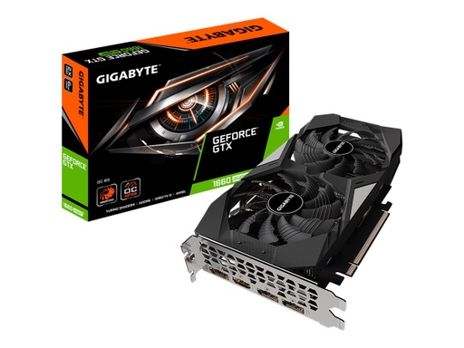 [GV-N166SOC-6GD] Gigabyte GeForce GTX 1660 SUPER OC 6G - OC Edition - tarjeta gráfica - GF GTX 1660 SUPER - 6 GB GDDR6 - PCIe 3.0 x16 - HDMI, 3 x DisplayPort