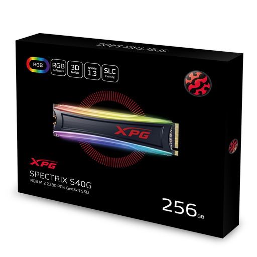 [AS40G-256GT-C] A-Data ADATA XPG - Internal hard drive - 256 GB - PCIe Gen 3x4
