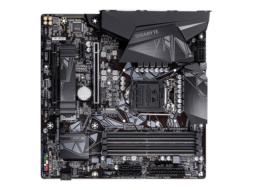 [Z490MGAMINGX] Gigabyte Z490M GAMING X - 1.0 - placa base - micro ATX - Socket LGA1200 - Z490 - USB-C Gen2, USB 3.2 Gen 1, USB 3.2 Gen 2 - Gigabit LAN - Tarjeta gráfica (CPU necesaria) - HD Audio (8-canales)