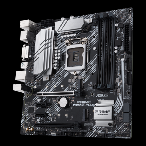[PRIMEZ490M-PLUS] ASUS - PRIME Z490M-PLUS - Motherboard - Micro ATX - LGA1200 - Intel Z490 - para Core i3 / para Core i5 / para Core i7 / para Celeron / para Pentium - Intel HD Graphics