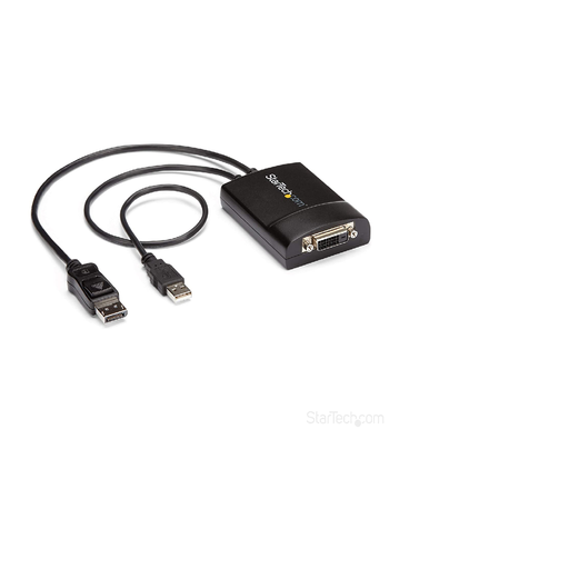 [CDP2DVIDP] StarTech.com Adaptador USB-C a DVI - Conversor USB Tipo C a DVI con Doble Enlace - Convertidor Activo de Vídeo - 2560x1600 (CDP2DVIDP) - Adaptador de vídeo - enlace doble - USB-C (M) a DVI-I (H) - USB 3.1 - 15.2 cm - activo - gris espacio
