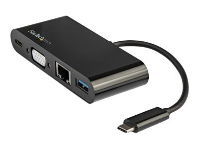 [DKT30CVAGPD] StarTech.com Replicador de Puertos USB-C para Portátiles - Docking Station USB Tipo C VGA GbE con Puerto USB 3.0 - Win Mac Chrome - Estación de conexión - USB-C - VGA - GigE
