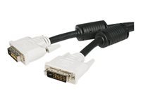 [DVIDDMM5M] StarTech.com Cable de 5m DVI-D de Doble Enlace - Cable de Vídeo Digital para Monitor DVI-D Macho a Macho - Negro - 2560x1600 - Cable DVI - enlace doble - DVI-D (M) a DVI-D (M) - 5 m