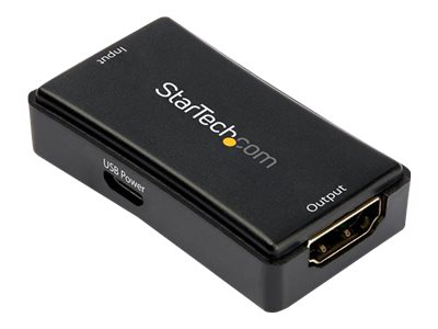 [HDBOOST4K2] StarTech.com Repetidor Extensor Amplificador HDMI con 14m de Alcance - Alimentado por USB -  4K de 60Hz - Soporte Audio 7.1  (HDBOOST4K2) - Alargador para vídeo/audio - HDMI - hasta 14 m
