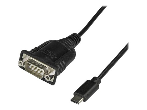 [ICUSB232C] StarTech.com Adaptador USB-C a Serie DB9 RS232 - Cable Conversor USBC a Serie DB9 RS232 - Adaptador USB Tipo C a Serie DB9 RS232 - Cable USB / serie - DB-9 (M) a USB-C (M) - 40 cm - tornillos de mariposa