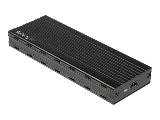 [M2E1BMU31C] StarTech.com Caja M.2 NVMe para SSD PCIe - Caja USB 3.1 Gen 2 Type-C - USB Tipo C - Compatible con Thunderbolt 3 (M2E1BMU31C) - Caja de almacenamiento - M.2 - M.2 Card - 10 Gbit/s - USB 3.1 (Gen 2) - negro
