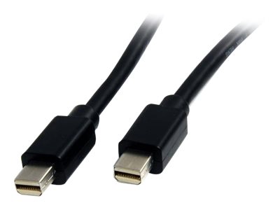 [MDISP1M] StarTech.com Cable de 1m de Monitor Mini DisplayPort 1.2 Macho a MiniDP Macho- Mini DP Negro 4k - Cable DisplayPort - Mini DisplayPort (M) a Mini DisplayPort (M) - 1 m - negro