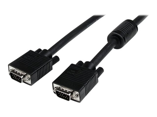 [MXTMMHQ20M] StarTech.com Cable de 20m de Vídeo VGA Coaxial de Alta Resolución para Monitor - HD15 Macho - HD15 Macho - Cable VGA - HD-15 (VGA) (M) a HD-15 (VGA) (M) - 20 m - moldeado - negro