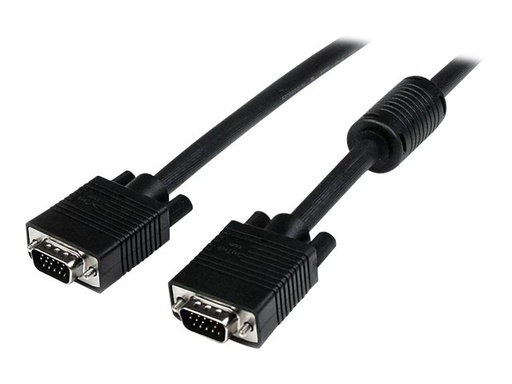 [MXTMMHQ7M] StarTech.com Cable Coaxial de Vídeo de Alta Resolución para Monitor de Ordenador de 7 metros VGA - 2x HD15 Macho - Negro - Cable VGA - HD-15 (VGA) (M) a HD-15 (VGA) (M) - 7 m - moldeado - negro