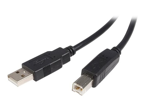[USB2HAB2M] StarTech.com Cable USB de 2m para Impresora - 1x USB A Macho a 1x USB B Macho - Adaptador Negro - Cable USB - USB (M) a USB Tipo B (M) - USB 2.0 - 2 m - negro