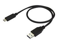 [USB31AC50CM] StarTech.com Cable de 0,5m USB-C a USB-A - Cable Adaptador USB Type C de Carga a USBA - Latiguillo USB Tipo C USBC USB 3.1 de 10Gbps - Cable USB - USB Tipo A (M) a USB-C (M) - USB 3.1 Gen 2 - 50 cm - para P/N: 4SD4FCRU31C, HBS304A24A, M2E1BMU31C, M2E1BRU31C, PEXUSB311AC3, SDOCK4U313
