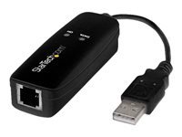 [USB56KEMH2] StarTech.com Fax Módem USB Externo de 56K V.92 Basado en Hardware - Con Velocidades de Transferencia de Hasta 56Kbps (datos) 14,4Kbps(Fax) - Fax / módem - USB - 56 Kbps - K56Flex, V.90, V.92