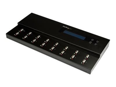 [USBDUPE115] StarTech.com Clonador y Borrador Autónomo de Unidades de Memoria Flash USB 1:15 - Copiador de Memorias USB - Copiador de Pendrive - Duplicador de unidad USB - 15 compartimentos