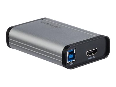 [UVCHDCAP] StarTech.com Capturadora de Vídeo HDMI a USB-C - Dispositivo de Captura de Vídeo USB TipoC - UVC - para Mac y Windows - HD 1080p - Adaptador de captura de vídeo - USB 3.0 - negro, plata