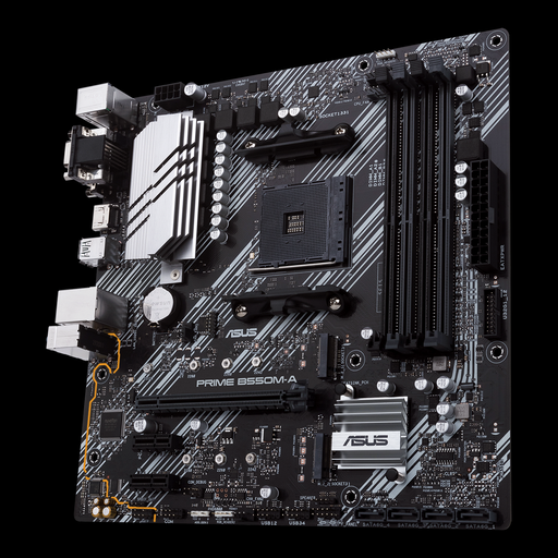 [PRIMEB550M-ACSM] ASUS - PRIME B550M-A/CSM - Motherboard - Micro ATX - Socket AM4 - AMD B550 - para A series / para Ryzen / para Ryzen 7 - AMD Radeon Vega - Sound card