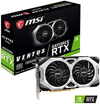 [RTX2060SuperVentusGPOC] MSI - Geforce RTX 2060 Super Ventus GP OC - PCI Express 3.0 x16 - NVIDIA - NVIDIA GeForce RTX 2060 Super - 8 GB - GDDR6 SDRAM - HDMI / DisplayPort