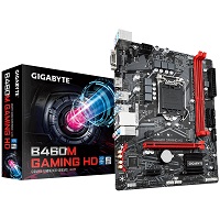 [B460MGAMINGHD] Gigabyte B460M GAMING HD - 1.0 - placa base - micro ATX - Socket LGA1200 - B460 - USB 3.2 Gen 1 - Gigabit LAN - Tarjeta gráfica (CPU necesaria) - HD Audio (8-canales)