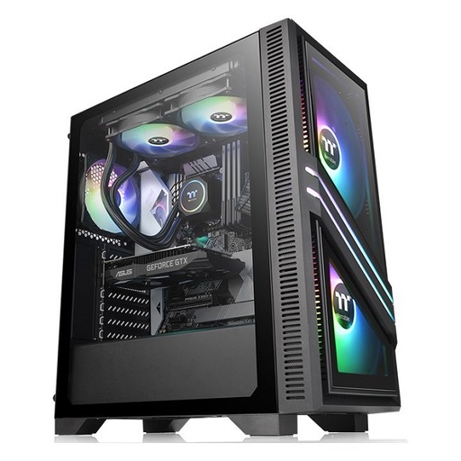 [CA-1R7-00M1WN-00] Thermaltake - Versa T35 - Black - Tempered Glass*1
