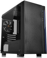 [CA-3J4-50S1WU-00] Thermaltake - Versa H18 - Black - Tempered Glass