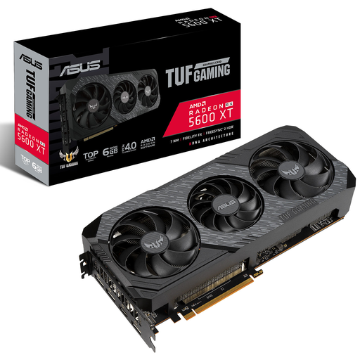 [ROG-STRIX-RX5600XT-T6G-GAMING] ASUS - ROG-STRIX-RX5600XT-T6G-GAMING - PCI Express 3.0 x16 - AMD - AMD Radeon RX 5600 XT - 6 GB - GDDR6 SDRAM - DisplayPort / HDMI