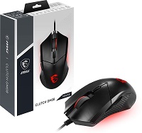 [ClutchGM08] MSI Clutch GM08 - Ratón - diestro y zurdo - óptico - 6 botones - cableado - USB - negro