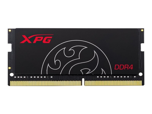 [AX4S266638G18-SBHT] XPG Hunter - DDR4 - módulo - 8 GB - SO-DIMM de 260 espigas - 2666 MHz / PC4-21300 - CL18 - 1.2 V - sin búfer - no ECC - negro
