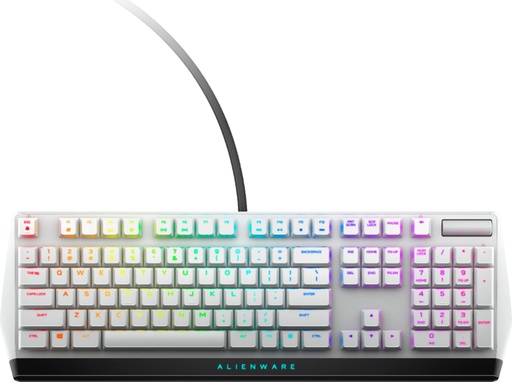 [580-AIMO] Alienware AW510K - Teclado - con retroiluminación - USB - interruptor: CHERRY MX Low Profile Red - luz lunar - para Alienware Area-51, Aurora, Aurora R10, Aurora R9, M15, M17; G5 5090