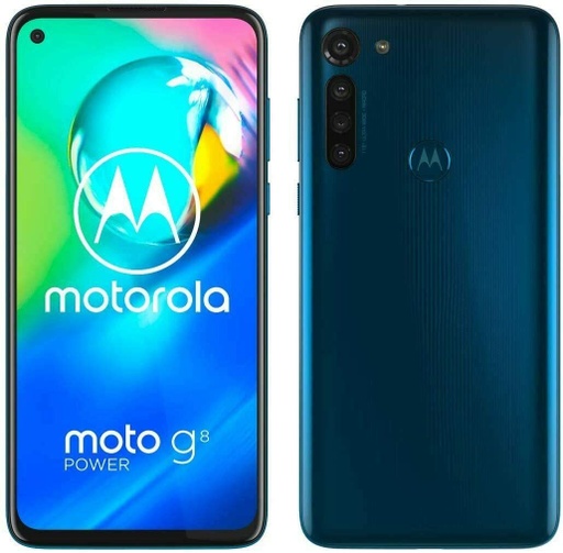 [PAHE0017SV] Motorola Moto G8 Power - Smartphone - SIM doble - 4G LTE - 64 GB - microSD slot - 6.4" - 2300 x 1080 píxeles (399 ppi) - IPS - RAM 4 GB (cámara frontal de 16 MP) - 4x x cámaras traseras - Android - azul