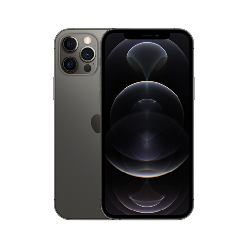 [MGMK3LZ/A] Apple iPhone 12 Pro - Teléfono inteligente - SIM doble - 5G NR - 128 GB - 6.1" - 2532 x 1170 píxeles (460 ppi) - Super Retina XDR Display (cámara frontal de 12 MP) - 3 x cámaras traseras - grafito