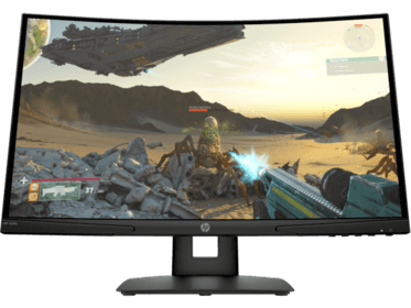 [9EK40AA#ABA] HP - Curved Screen - 24" - 1920 x 1080 - HDMI / USB-C - Black