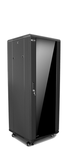 [NPC-T27U66B] Nexxt Solutions Infrastructure - Floor cabinet - SPCC steel - RAL 9005 / Black - 600x600 27U SKD 2FAN