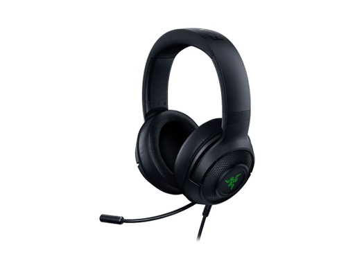 [RZ04-03750100-R3U1] Razer - Headset - Para Computer / Para Game console - Wired - Kraken 7.1 V3 X Blac