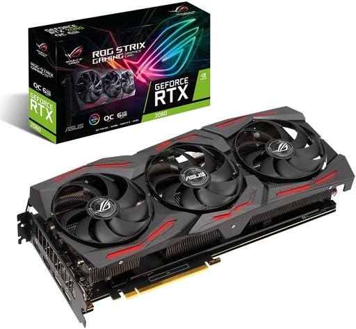 [ROG-STRIX-RTX2060-6G-EVO-V2-GAMING] ASUS ROG STRIX - RTX2060-6G-EVO-V2-GAMING - PCI Express x16 - NVIDIA GeForce RTX 2060 - 6 GB - GDDR6 SDRAM