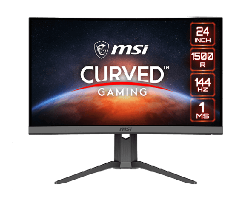 [OptixG24C6P] MSI - 23.8" - 1920 x 1080 - DisplayPort / HDMI - Curvo Optix