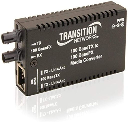[M/E-TX-FX-01(SC)] M/E-TX-FX-01(SC) - TRANSITION CONVERTIDOR DE MEDIO 100BASE-T (RJ45) TO 100BASE-FX