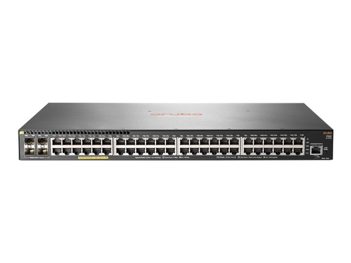 [JL357A] HPE Aruba 2540 48G PoE+ 4SFP+ - Conmutador - Gestionado - 48 x 10/100/1000 (PoE+) + 4 x 10 Gigabit Ethernet / 1 Gigabit Ethernet SFP+ - sobremesa, montaje en rack, montaje en pared - PoE+ (370 W)