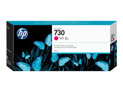 [P2V69A] HP 730 - 300 ml - gran capacidad - magenta - original - DesignJet - cartucho de tinta - para DesignJet SD Pro MFP, T1600, T1600dr, T1700, T1700dr, T2600, T2600dr