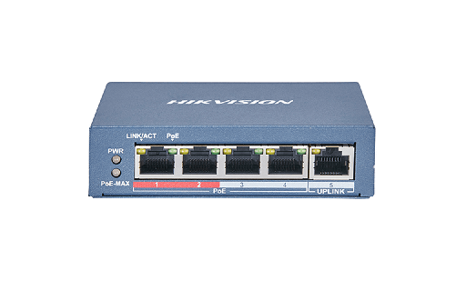 [DS-3E0105P-E/M] Hikvision - Switch - 4 - 100M Unmanaged