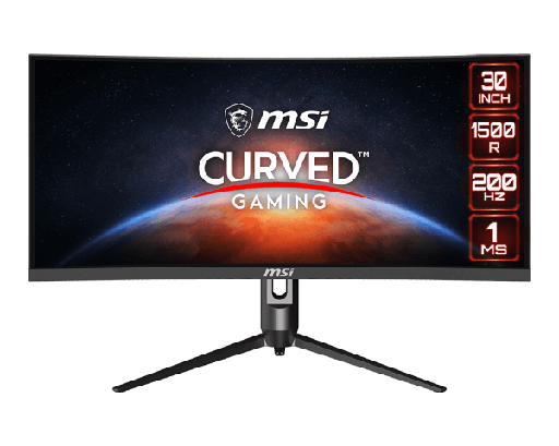 [OptixMAG301CR2] MSI Optix MAG301CR2 - LED-backlit LCD monitor - Curved Screen - 29.5" - 2560 x 1080 - VA - DisplayPort / HDMI / USB-C - Gray