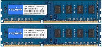 [Memoria 8 GB Kit] Memoria 8 GB Kit (2 x 4 GB) DDR3 1333 MHz DIMM PC3-10600 PC3-10600U 2RX8 CL9 1.5 V (240 PIN) Módulo de memoria RAM de escritorio sin búfer compatible con el sistema Intel AMD