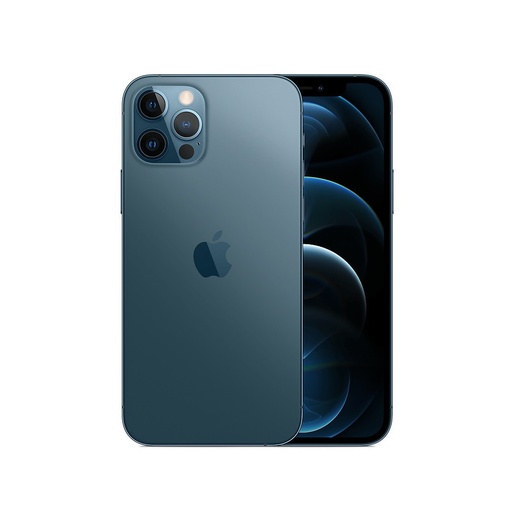 [MGMX3LZ/A] Apple iPhone 12 Pro - Teléfono inteligente - Single SIM - 5G NR - 512 GB - 6.1" - 2532 x 1170 píxeles (460 ppi) - Super Retina XDR Display (cámara frontal de 12 MP) - 3 x cámaras traseras - azul pacífico